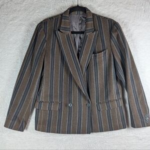 Ecru Paris Elegant‎ Gray and Brown Jacket